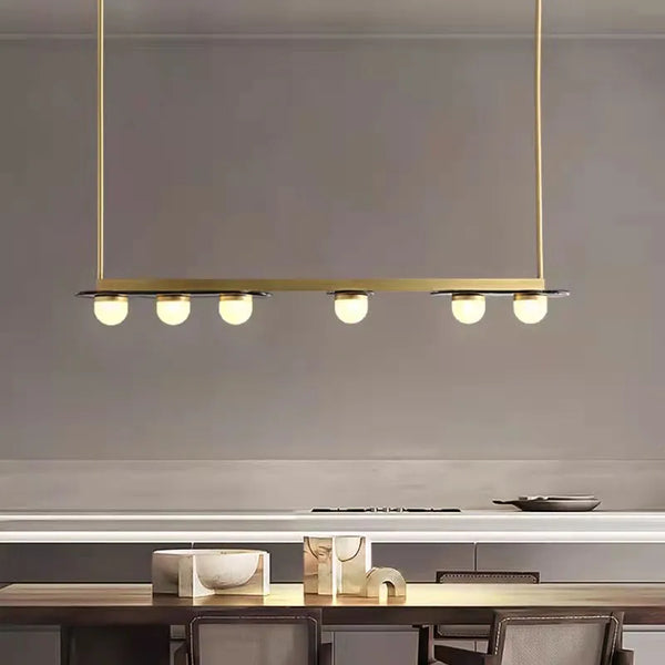 Lustre LED Art Déco Nouveau Style Verre Suspendu