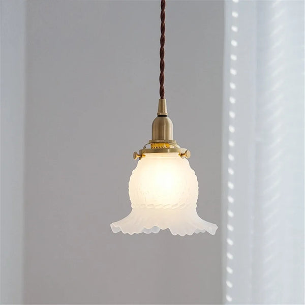 Lustre loft suspension verre nordique rétro - Suspensions luminaire de qualité