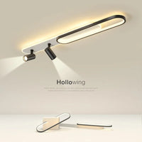 Plafonnier LED moderne avec projecteur pour décoration intérieure