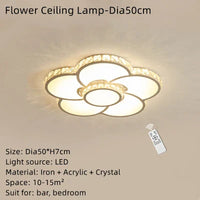 Plafonnier LED Fleur Chaude Romantique - Design Moderne et Éclairage Décoratif