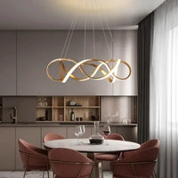 Lustre LED Moderne pour Salon et Restaurant