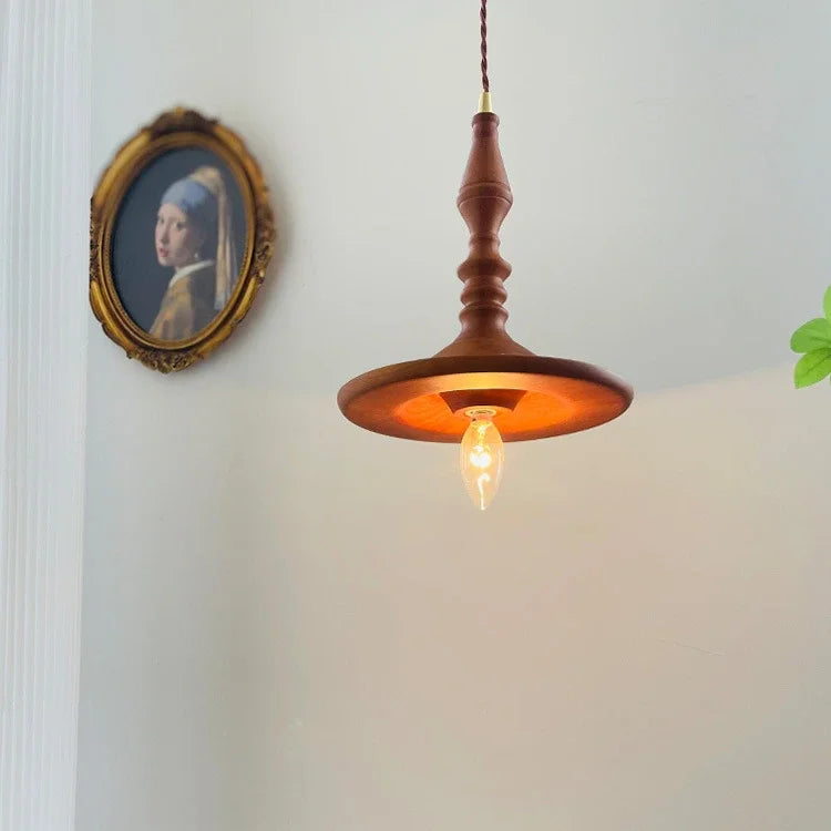 Lampe de chevet rétro en bois style japonais pour bars et restaurants