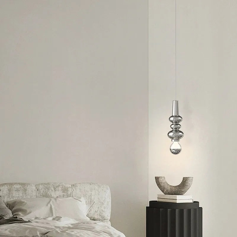 Suspension nordiques en fer chenille minimaliste - Collection Scandinave Luxe