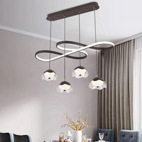 Lustre LED moderne pour éclairage intérieur suspendu