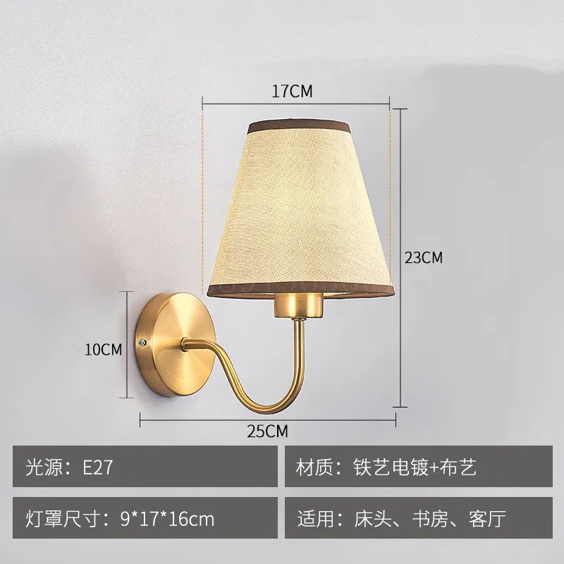 Applique Murale LED en Tissu pour une Décoration Intérieure Élégante
