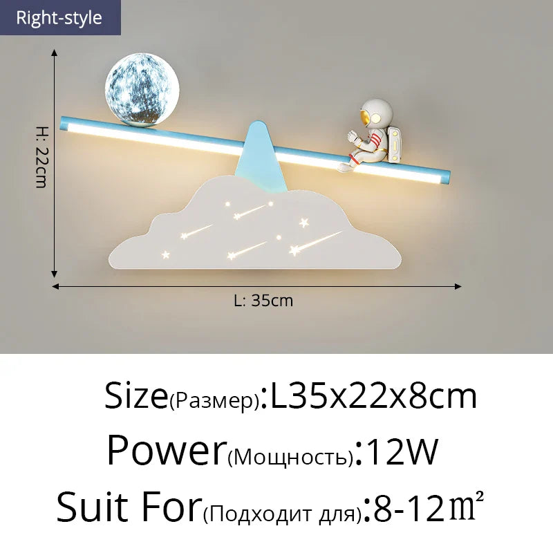 Applique murale premium "Cosmic Glow" pour salon modernes et luxueux