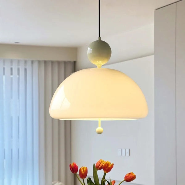 Suspension Champignon Nordique en Verre LED