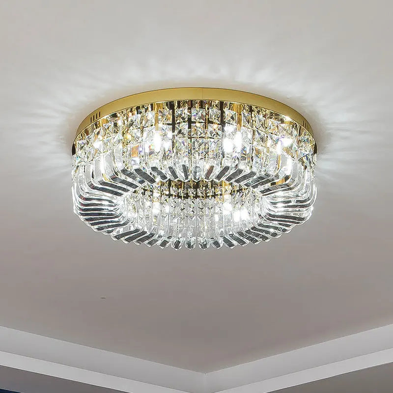 Plafonnier Crystal Luxe Nordique LED Suspendu