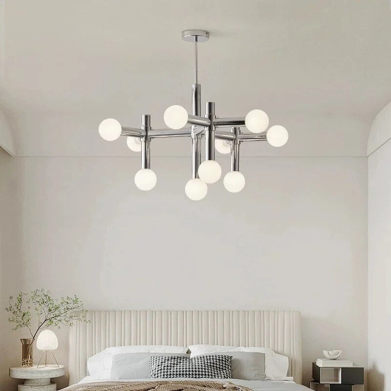 Suspension Chromées : Design Moderne et Créatif
