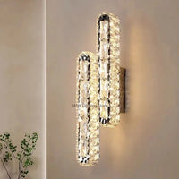 Lustre Moderne en Cristal K9 LED Dimmable pour Maison