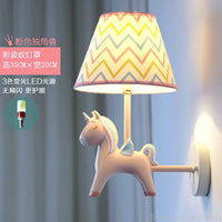 Applique Murale Licorne LED - Décor Nordique Anime