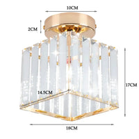 Plafonnier LED Crystal Touch