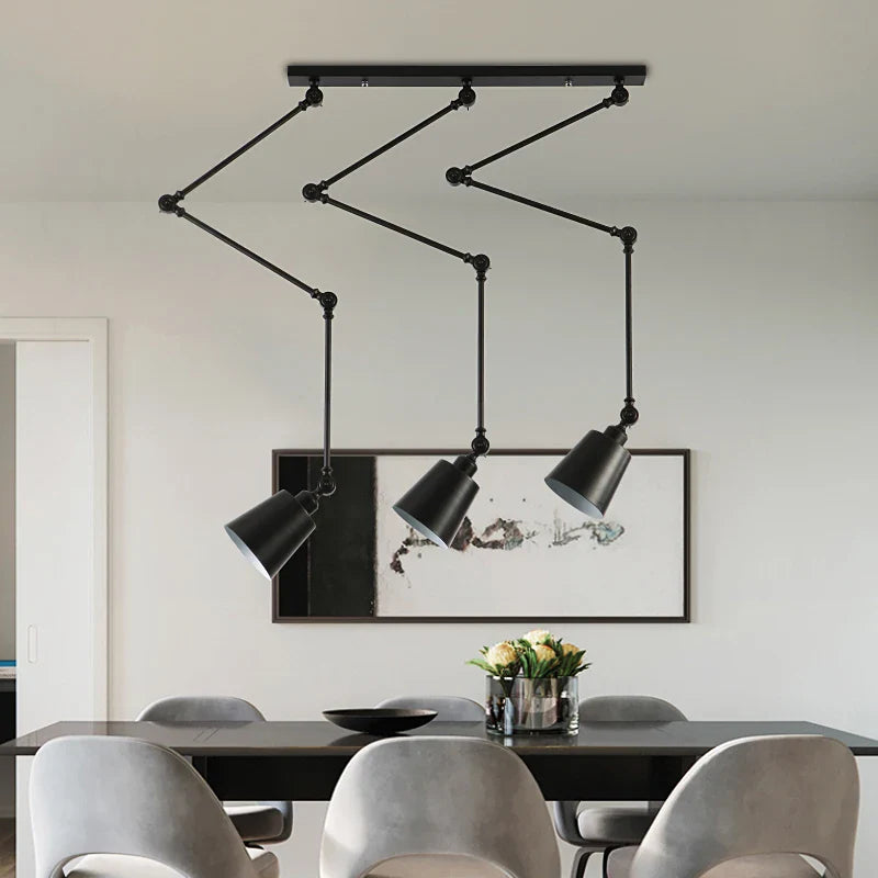 Suspension Nordica - Bras Longs Réglables pour Éclairage de Décoration Intérieure