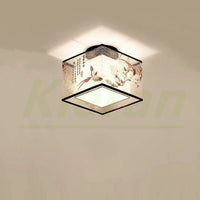 Plafonnier LED Moderne Lotus Oiseau pour Hôtel KTV