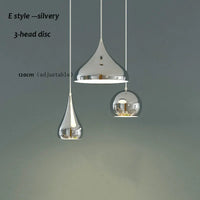 Suspension LED élégante à triple tête