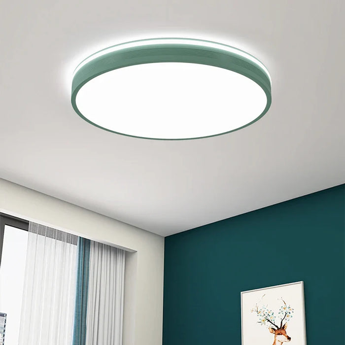 Plafonnier Macaron Nordique Moderne à LEDs pour Maison Cosy