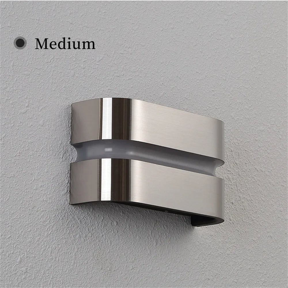 Applique murale LED moderne en acier inoxydable étanche pour extérieur - Luminix™