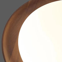Plafonnier Wabi-Sabi Spectre Complet LED en Bois Massif Rondin - Édition Limitée