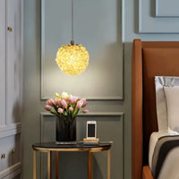 Lustre Boule de Cristal Artistique de Luxe Moderne