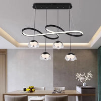 Lustre LED moderne pour éclairage intérieur suspendu