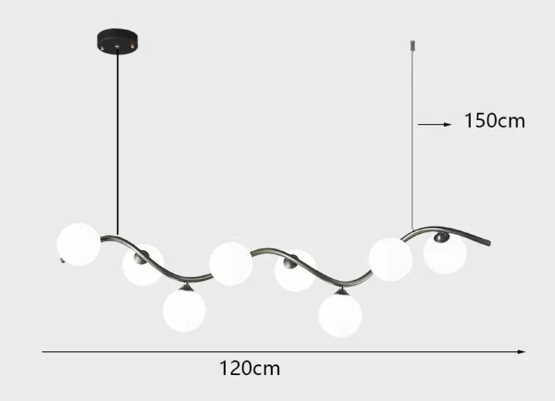 Lustre LED Design Moderne pour Éclairage Intérieur Suspendu