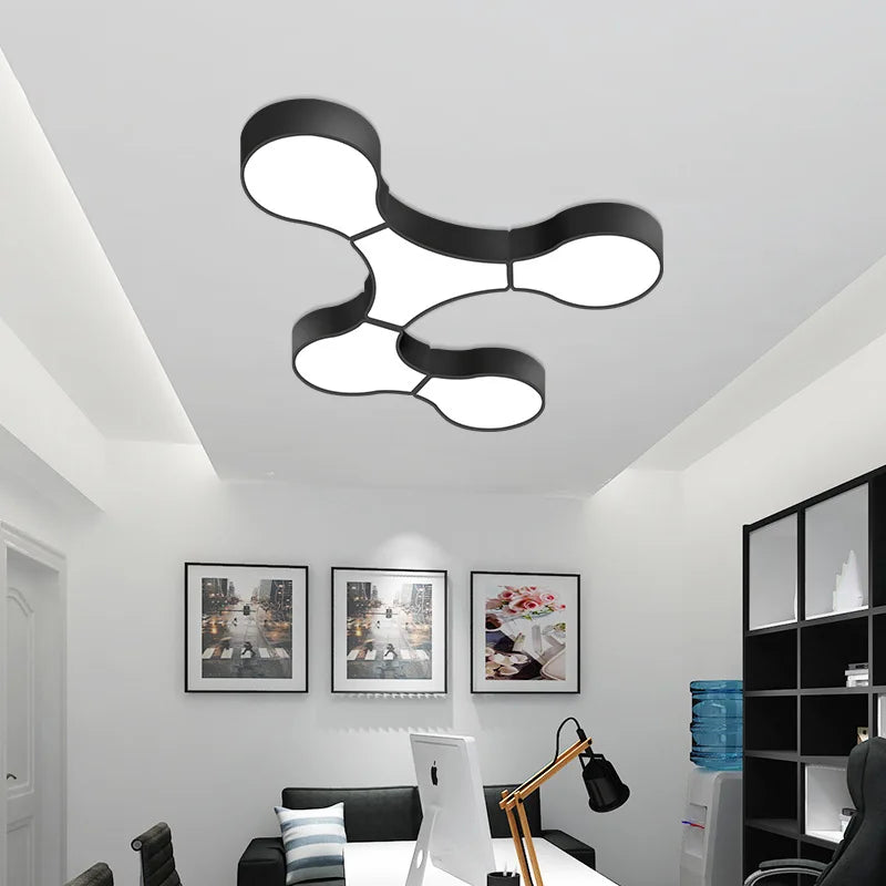 Plafonnier LED Moderne ADN pour Décoration Intérieure Loft Café Bar®