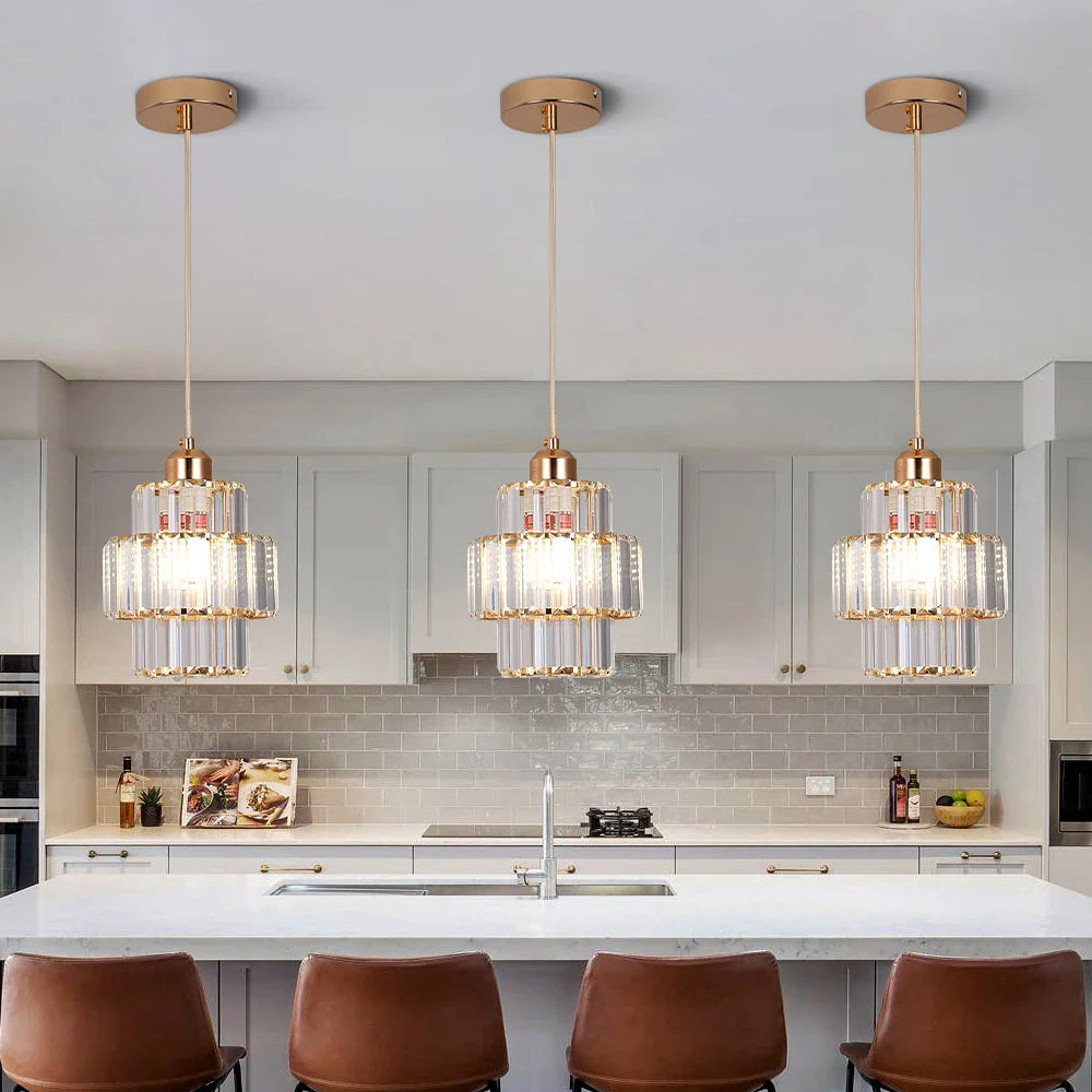 Lustre K9 Crystal Led Light - Style Moderne