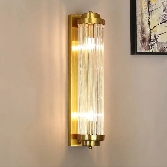 Applique murale réglable en or avec lampe en cristal de luxe LED - Édition Prestige