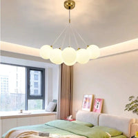 Suspension LED en verre design Nordique Moderne