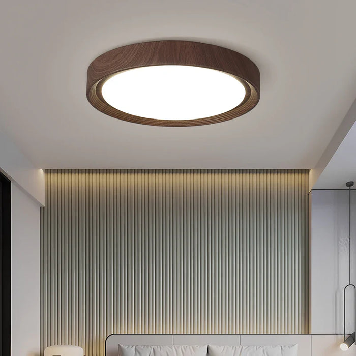 Plafonnier LED en bois : élégance pour votre décoration intérieure