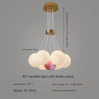 Suspension Nordic Flower Acrylic Pine LED - Éclairage Intérieur pour Salon Chambre Enfants