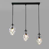 Suspension Loft Américain Rétro LED - Crâne Bouteille Vin Décoration Café