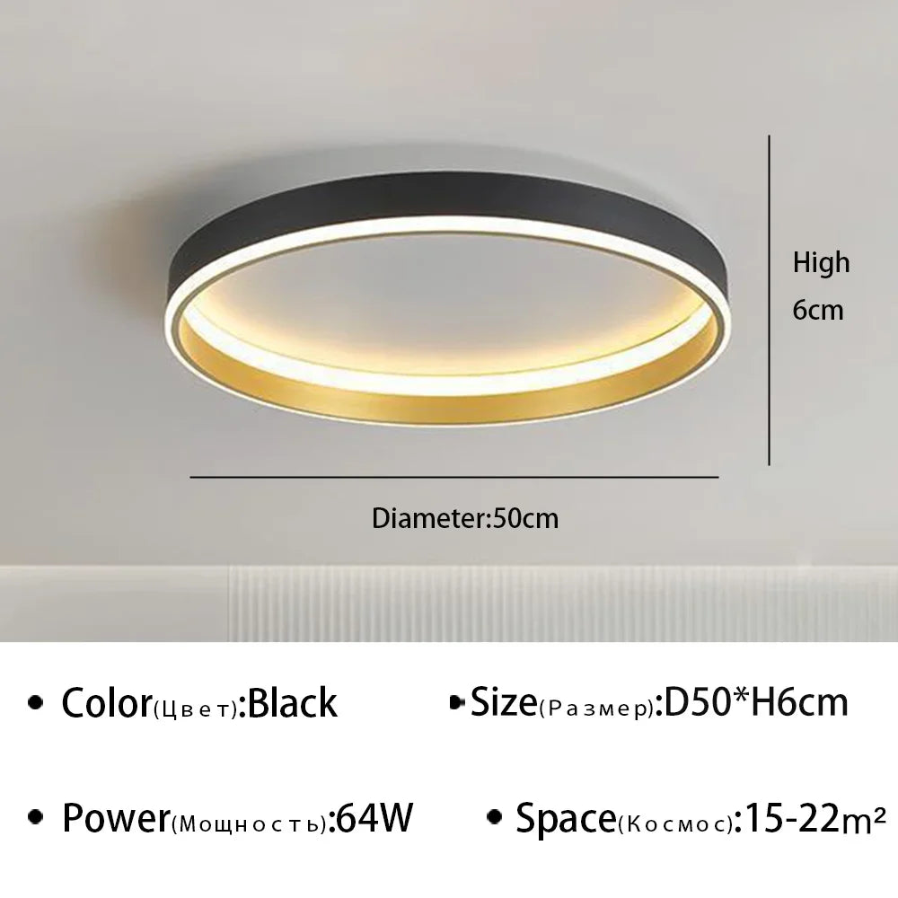 Lustre Nordique Moderne à LED pour un Intérieur Décoratif