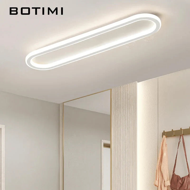 Plafonnier Piste Blanc Moderne