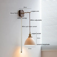 Applique Murale LED Noyer Cuivre - Élégance Moderne