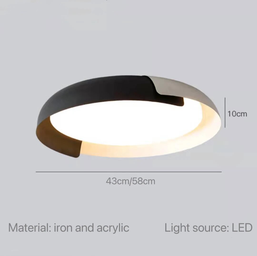 Plafonnier LED Nordic Wood Style‍.