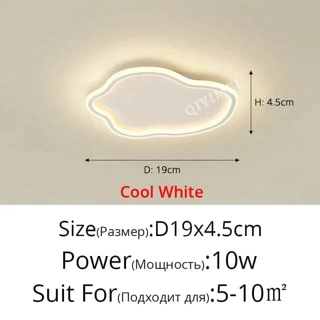 Lampe LED nuage moderne et créative pour enfants - Style nordique