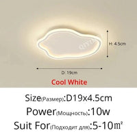 Lampe LED nuage moderne et créative pour enfants - Style nordique