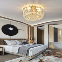 Plafonnier LED de Luxe en Cristal - Collection 2024