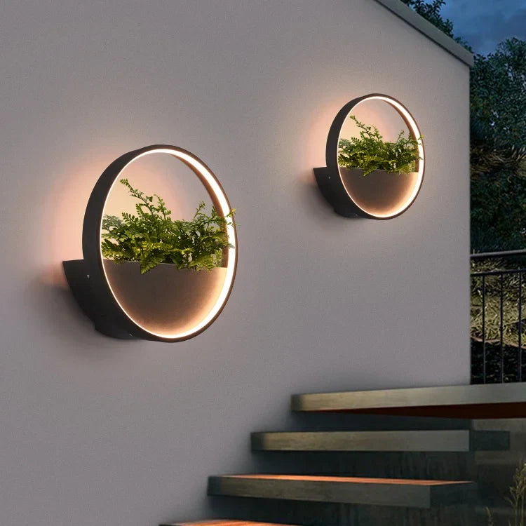 Applique murale solaire étanche pour extérieur de villa
