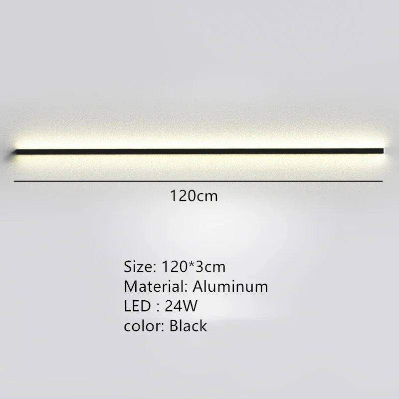 Applique Murale LED Moderne avec Interrupteur de Gradation - Idéal pour une Décoration Élégante