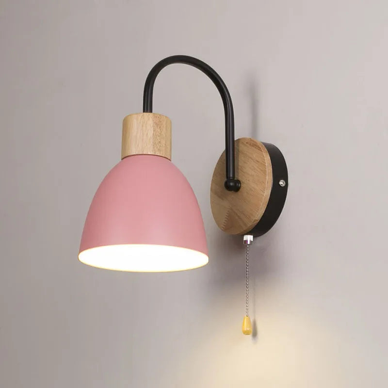 Applique Murale Nordique Moderne Macaron avec Interrupteur LED - Édition Exclusive