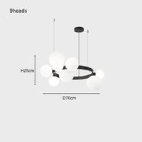 Lustre design rond - Collection Luxe Nordique, Mariage du Minimalisme Moderne