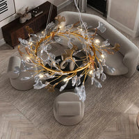 Lustre Nordique en Verre Émaillé : Suspension Luxueuse pour Hôtel, Salon et Chambre