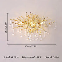 Lustre en Cristal LED de Luxe Moderne pour un Intérieur Élégant