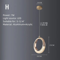 Suspension rotative multi-style Led Lights - Avec des lumières rondes pour votre maison et intérieur.