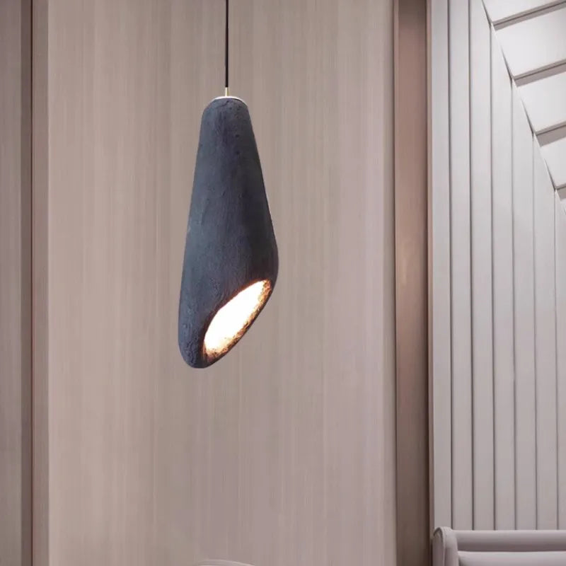 Suspension Nordique en résine Wabi Sabi pour éclairer votre salle à manger ou votre bar à la maison