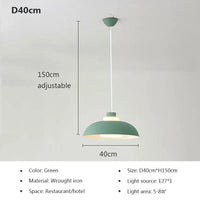 Suspension LED nordique minimaliste à tête unique - Design Scandinave