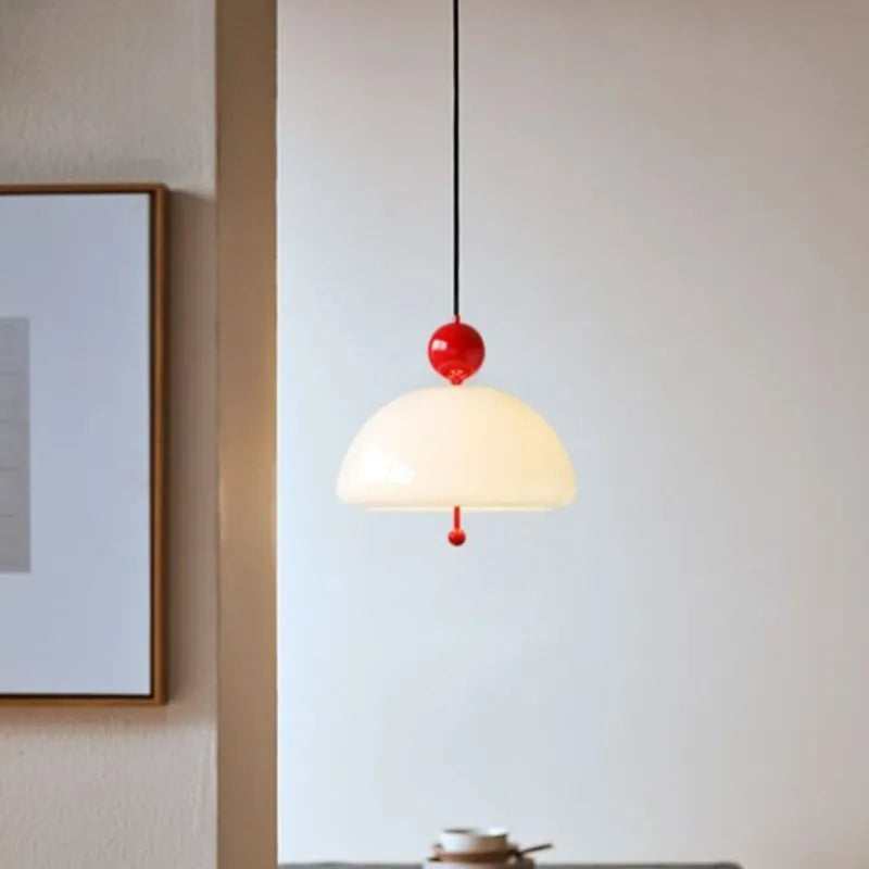 Suspension Champignon Nordique en Verre LED
