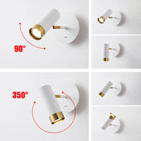Applique murale LED Rotative Moderne - Éclairage Intérieur Réglable